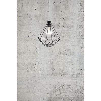 Hanglamp industrieel zwart kooi &apos; Nordlux Tees&apos; E27 fitting