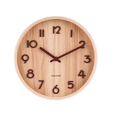 Karlsson KA5808WD wandklok Mechanische wandklok Rond Hout