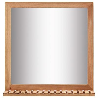 VidaXL Badkamerspiegel 60x12x62 massief walnotenhout