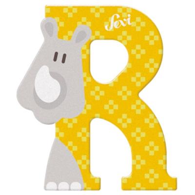 Sevi letter r rhinoceros: 10 cm (83018)