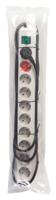Brennenstuhl Bn-1159350010 Eco-line 10-weg Stekkerdoos met Schakelaar Zilver - thumbnail
