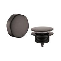 Doblar afbouwdeel badafvoer met overloop gunmetal - thumbnail