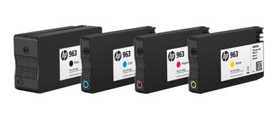 Originele inkt cartridge HP 963 Cyaan - thumbnail