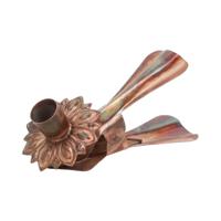 HBX Natural Living Kandelaar met clip bonez brons 16x7cm - thumbnail