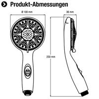 Cornat Handdouche Canzano 3S+Ws Ch - TECB3477 - thumbnail