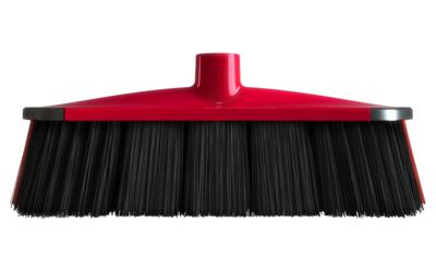 Vileda 3action bezem binnen rood/grijs