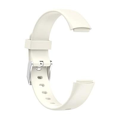 Fitbit Luxe - Sportbandje met gesp - Maat: Large - Ecru Fitbit Luxe - Sportbandje met gesp - Maat: Large - Ecru