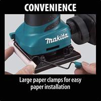 Makita vlakschuurmachine 230V - BO4555K - 200W - handpalm - in koffer - thumbnail
