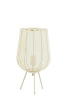 Light & Living Tafellamp 'Plumeria' 45cm hoog, kleur Zand - thumbnail