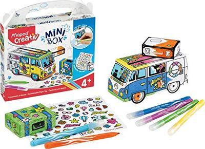 Joustra Maped creatief caravan inkleuren en vouwen