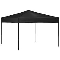 VidaXL Partytent inklapbaar 3x3 m zwart - thumbnail