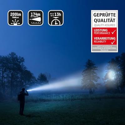 Ansmann Future T200F Zaklamp werkt op batterijen LED Met handlus 200 lm 146 g Ansmann Future T200F Zaklamp werkt op batterijen LED Met handlus 200 lm 146 g