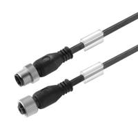 Weidmüller 1057830150 Sensor/actuator connector, geassembleerd M12 Aantal polen (sensoren): 3 Stekker, recht, Bus, recht 1.50 m 1 stuk(s) - thumbnail