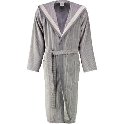 Cawö Cawö Heren Badjas met Capuchon 5841 Stein 54