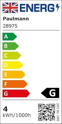 Paulmann 28975 LED-lamp Energielabel G (A - G) GU10 Reflector 4 W Warmwit (Ø x h) 51 mm x 55 mm 1 stuk(s)