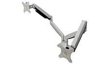 VALUE LCD dubbele arm, tafelmontage, gasveer, 6 draaipunten - thumbnail