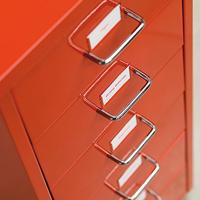 Labeltape Dymo D1 45805 720850 19mmx7m polyester rood op wit - thumbnail