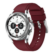 Samsung Galaxy Watch 4 Classic - 42mm & 46mm - Siliconen sportband - Bordeaux - thumbnail