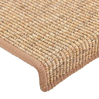 VidaXL Trapmatten 15 st 65x21x4 cm lichtbruin met rechthoekige rand VidaXL Trapmatten 15 st 65x21x4 cm lichtbruin met rechthoekige rand