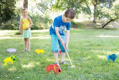 BS Toys houten croquet junior buitenspel