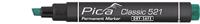 Pica Permanentmarker | groen | streepbreedte 2-6 mm | spitse punt | 10 stuks - 521/36 521/36 - thumbnail