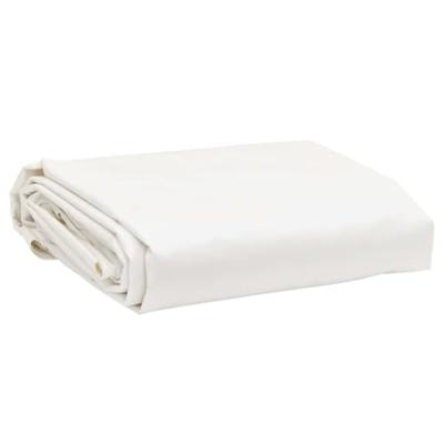 VidaXL Dekzeil 650 g/m² 5x8 m wit