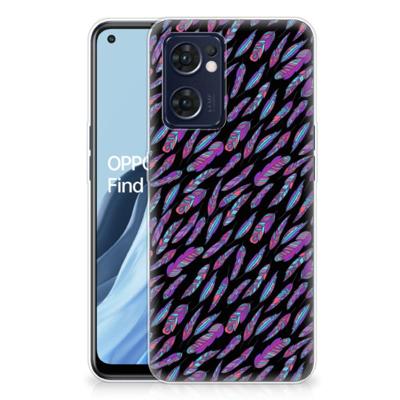 OPPO Reno 7 5G | Find X5 Lite | TPU bumper | Feathers Color OPPO Reno 7 5G | Find X5 Lite | TPU bumper | Feathers Color