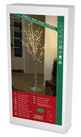 LED berk lichtboom wit 150cm - thumbnail