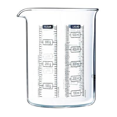 Pyrex maatbeker 500ml glas Pyrex maatbeker 500ml glas