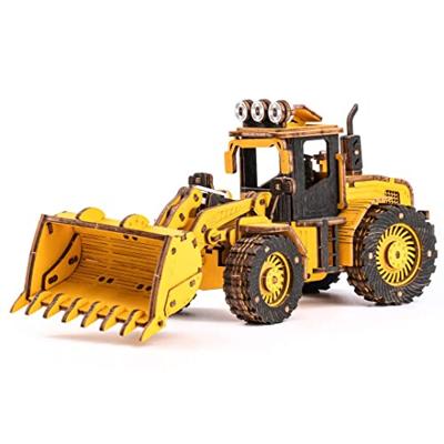 Robotime Front-end loader houten bouwpakket Robotime Front-end loader houten bouwpakket