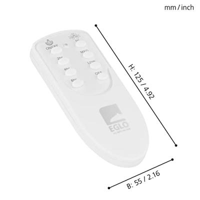 Eglo Remote control voor plafondventilator - 35064