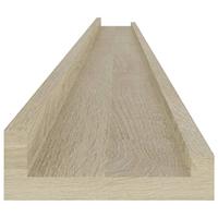 Wandschappen 4 st 115x9x3 cm sonoma eikenkleurig - thumbnail