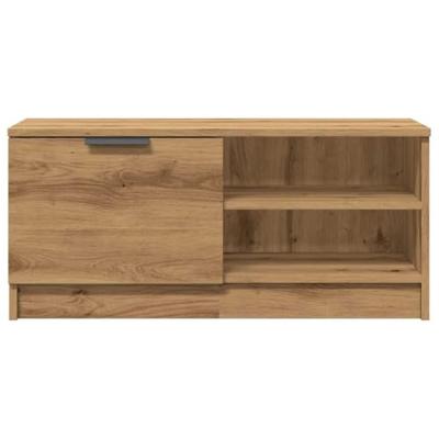 Tv-meubelen 2 st 80x35x36,5 cm bewerkt hout artisanaal eiken