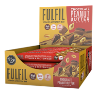 Fulfil Vitamin & Protein Bar Chocolate Peanut Butter (15 x 55 g) - thumbnail