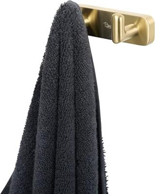 Ben Mykanto handdoekhaak 9,8x4,1x3,7cm geborsteld messing