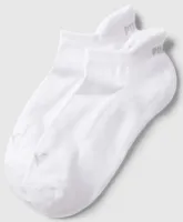 2 paar dames sneaker sokken katoen - Badstof zool - Sneakersokken wit, zwart en grijs - thumbnail