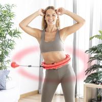 Aanpasbare slimme fitnesshoepel met gewicht Fittehoop InnovaGoods - thumbnail