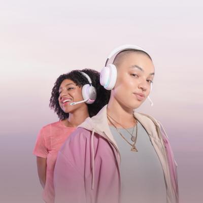 Logitech G - Gaming Headset - draadloos - G735 LIGHTSPEED RGB, Bluetooth, afneembare microfoon - White Mist Logitech G - Gaming Headset - draadloos - G735 LIGHTSPEED RGB, Bluetooth, afneembare microfoon - White Mist