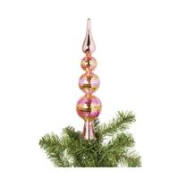 Piek discoballen roze - glas - ø6.7x31 cm - thumbnail