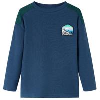 VidaXL Kindertrui 128 marineblauw - thumbnail