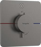 Hansgrohe ShowerSelect Comfort Q thermostaat inbouw voor 1 functie, Brushed Black Chrome - thumbnail