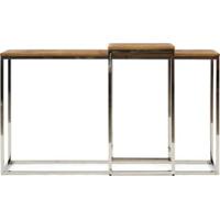 Rivièra Maison Bijzettafel Bushwick Set van 2 stuks, 83/77cm - Silver - thumbnail