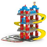 Dolu new york garage met 4 etages/2 die-cast auto's/2 verkeersborden/boom - thumbnail