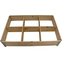 Siena Garden R-1200-1-4-GBX Hoogbeet stapelbaar, 120 x 80 x 19,5 cm, natuur 1 stuk(s) - thumbnail