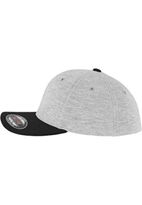 Flexfit FX6778T Flexfit Double Jersey 2-Tone Cap - Grey/Black - S/M Flexfit FX6778T Flexfit Double Jersey 2-Tone Cap - Grey/Black - S/M