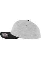 Flexfit FX6778T Flexfit Double Jersey 2-Tone Cap - Grey/Black - S/M - thumbnail