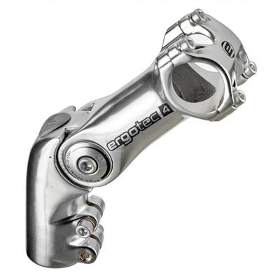 Ergotec stuurpen octopus ahead 50 verstelbaar ø28,6 / 90 / 31,8 mm zilver