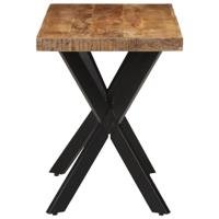 Eettafel 110x55x75 cm massief mangohout - thumbnail