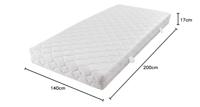 Matras met een wasbare hoes 200x140x17 cm - thumbnail