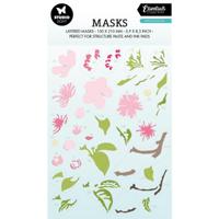 Studio Light • essentials mask stencil spring flowers - thumbnail